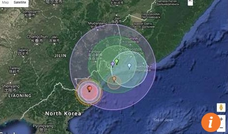 Triều Tiên thử hạt nhân, TQ vội đo phóng xạ sát biên giới - 1