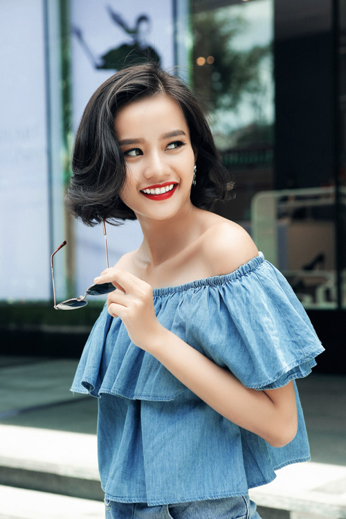 Kim Chi gợi ý cách phối đồ thu cực xinh với tóc ngắn - 8