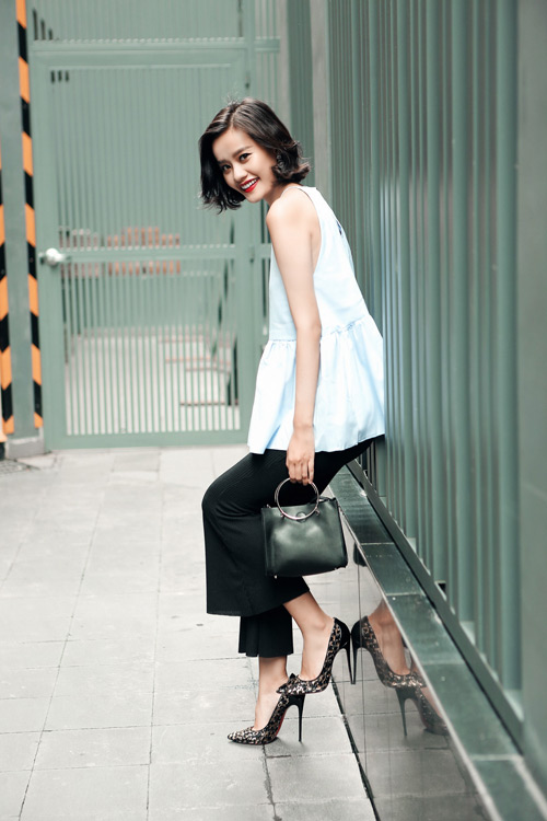 Kim Chi gợi ý cách phối đồ thu cực xinh với tóc ngắn - 16