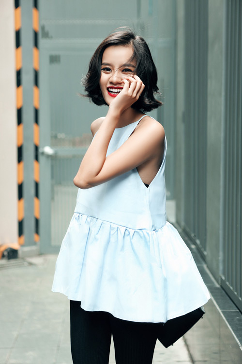 Kim Chi gợi ý cách phối đồ thu cực xinh với tóc ngắn - 17