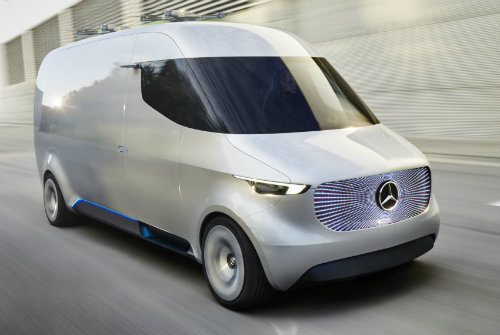 Mercedes-Benz ra mắt Vision Van concept mang cả UAV - 1