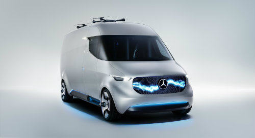 Mercedes-Benz ra mắt Vision Van concept mang cả UAV - 3