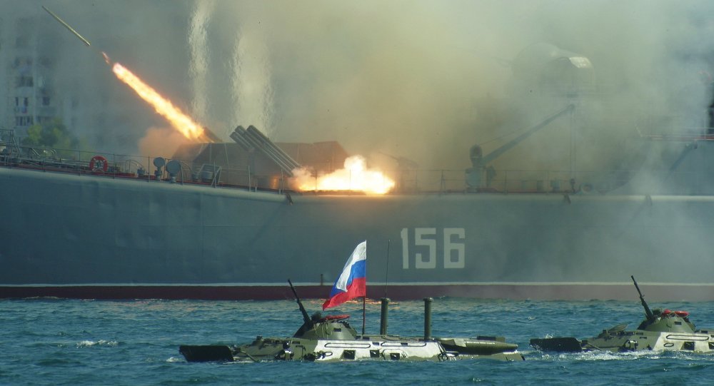 Nga - Trung Quốc bắt đầu tập trận lớn tại Biển Đông - 1