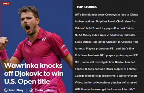 CK US Open: Hạ Djokovic, thế giới ngả mũ trước Wawrinka - 2