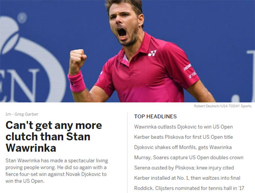 CK US Open: Hạ Djokovic, thế giới ngả mũ trước Wawrinka - 3