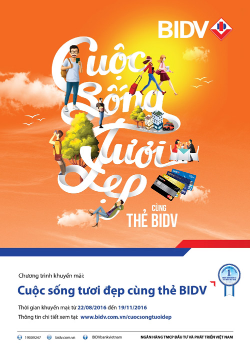 Cuộc sống tươi đẹp cùng thẻ BIDV - 1
