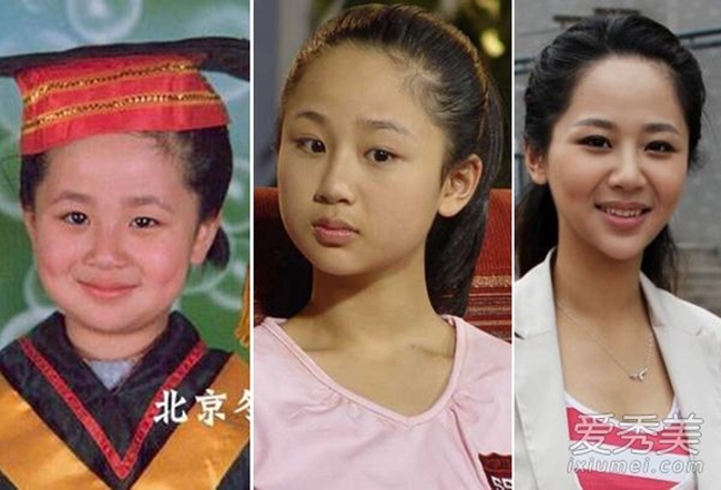Dương Tử thuở ấu thơ, niên thiếu và hiện tại với hai gương mặt hoàn toàn khác nhau.