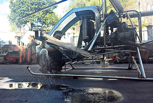 Cận cảnh máy bay vừa cất cánh của “hai lúa” Bình Dương - 3