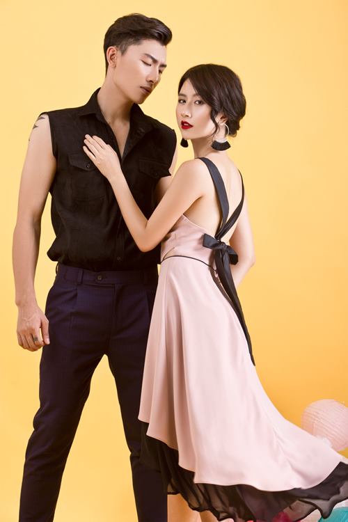 Quỳnh Anh Shyn "tình tứ" bên giải Bạc Siêu mẫu VN - 9