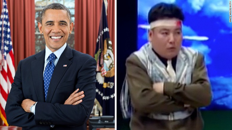 Triều Tiên nhạo &#34;Obama ngã đập đầu&#34; vì vụ thử hạt nhân - 1