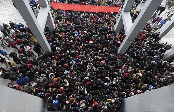 23 bức ảnh cho thấy Trung Quốc đông dân đến nghẹt thở - 1