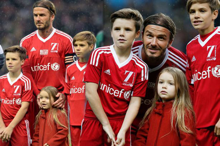 Gia đình như gánh xiếc rong của nhà David Beckham - 1