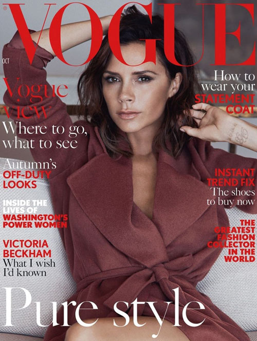 Victoria Beckham đẹp trầm lắng trên Vogue UK - 1