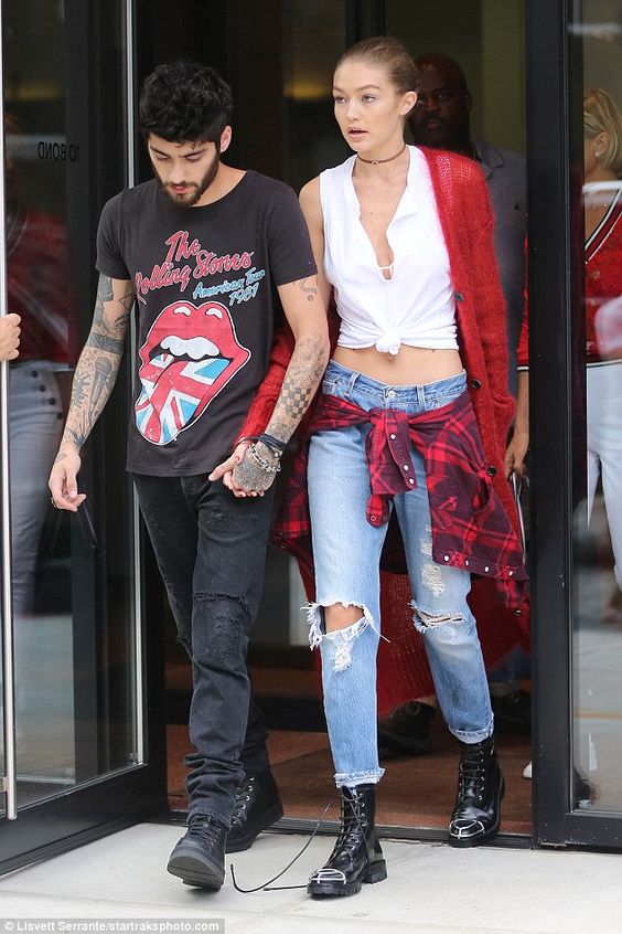Phát sốt với vẻ sành điệu của Gigi Hadid và bạn trai - 13