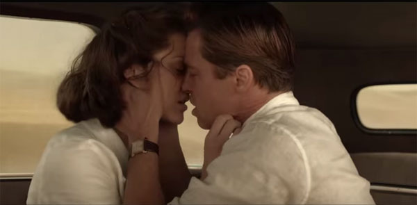 Video: Cảnh hôn say đắm của Brad Pitt và &#34;tình mới&#34; - 2