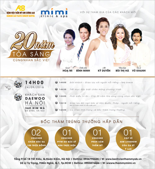 MC Kỳ Duyên hội ngộ các danh ca hải ngoại kỷ niệm sinh nhật 20 năm Mimi Clinic spa - 2