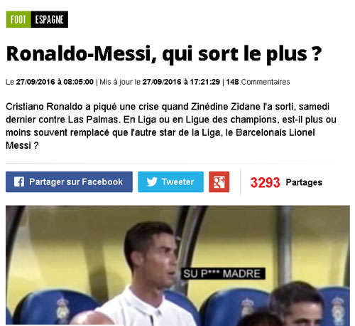 Không ra sân, Messi im ắng nhưng giận dữ như Ronaldo - 1