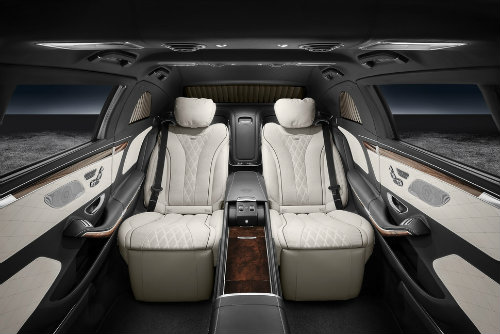 Mercedes-Maybach S600 Pullman có giáp mạnh như xe tăng - 2