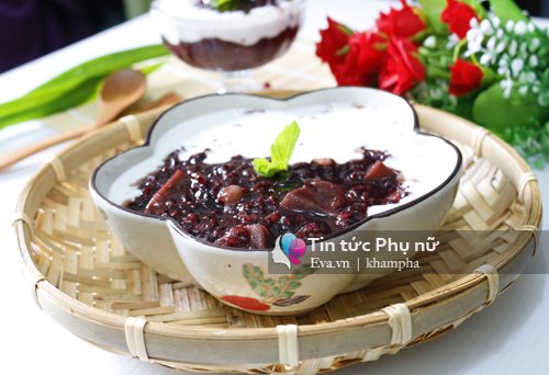 Chè nếp cẩm khoai môn dẻo ngon, thơm mát - 5