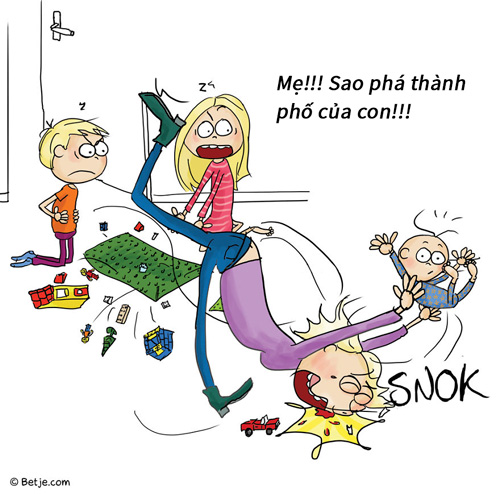 Bộ tranh cho thấy, mỗi bà mẹ là một anh hùng - 9