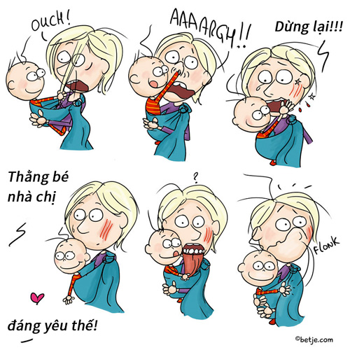 Bộ tranh cho thấy, mỗi bà mẹ là một anh hùng - 10