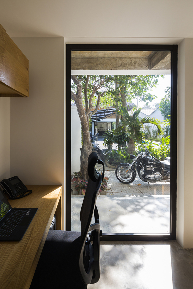 Góc làm việc ở tầng 1.