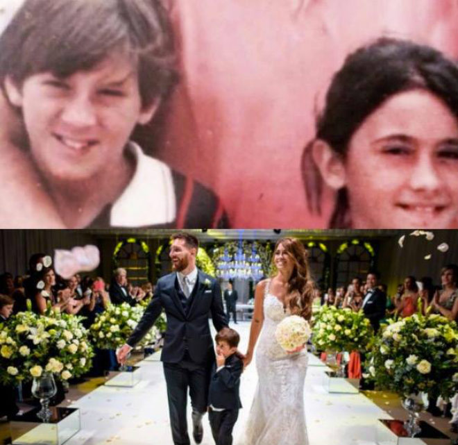 Khó tin: 2 Messi cùng cưới vợ chung ngày và địa điểm - 1