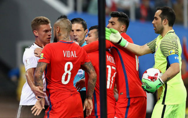 Chung kết Confederations Cup 2017: ĐT Đức quá may, Vidal không phục - 2