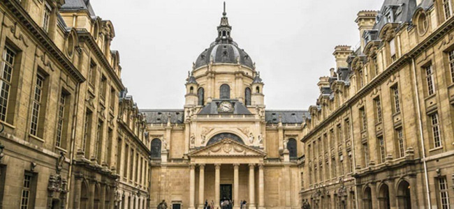4. Đại học Paris (Pháp). Thành lập năm 1160-1250 là 1 trong những trường đại học lâu đời nhất châu Âu.