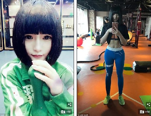 Cô gái 19 tuổi có vòng 3 đẹp nhất Trung Quốc - 6