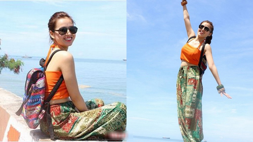 Người đẹp Việt tưởng sexy nhưng "không dám" mặc bikini đi biển - 12