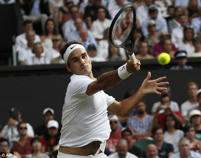 Federer - Lajovic: Giật mình màn &#34;đấu súng&#34; (Vòng 2 Wimbledon) - 1