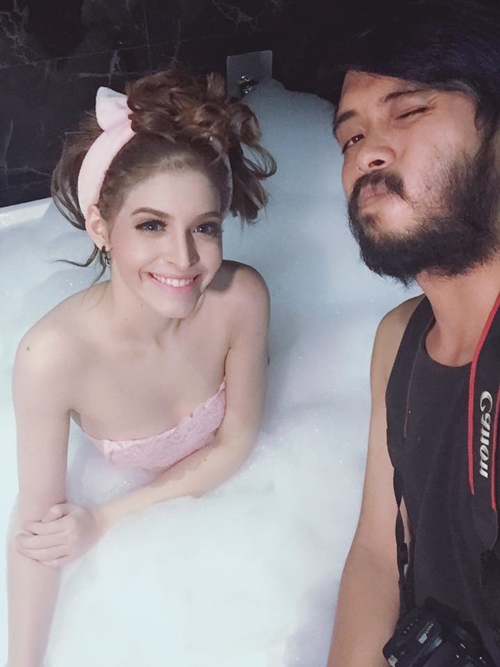 Mỹ nhân Việt khoe ảnh nude trong bồn tắm: Sự thật ngã ngửa - 6