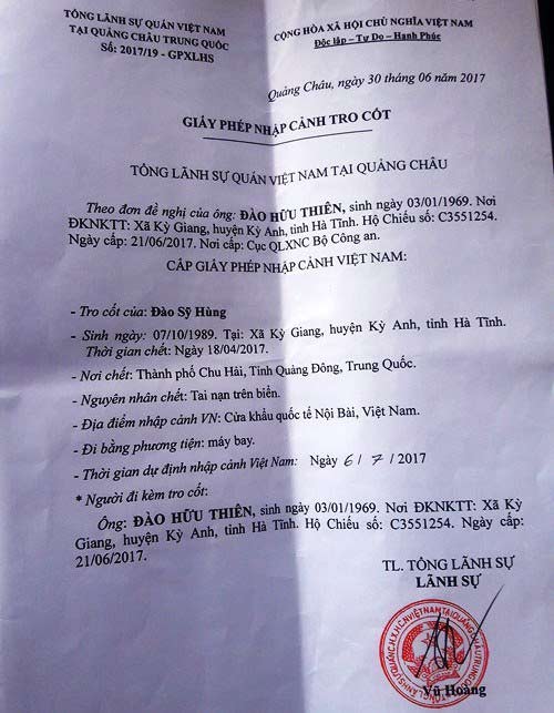 Đau xót sang Trung Quốc xét nghiệm ADN nhận thi thể con - 3