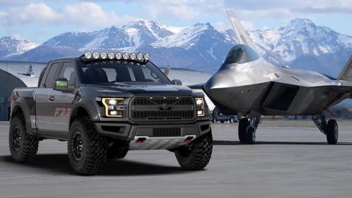 Siêu bán tải Ford F-150 mang phong cách chiến đấu cơ F-22 Raptor - 1