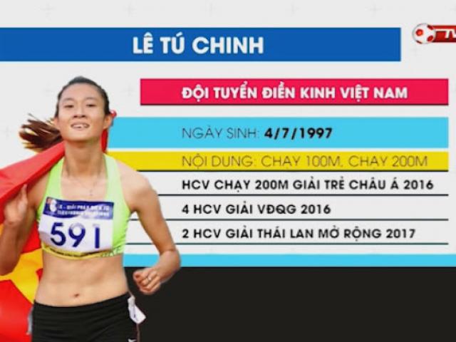 Hot girl điền kinh Tú Chinh vô địch châu Á, sá gì SEA Games