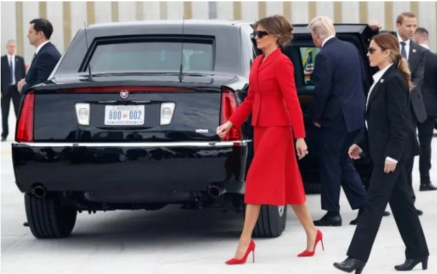 Xạ thủ, tên lửa, xe “Quái thú” bảo vệ ông Trump ở Paris - 3