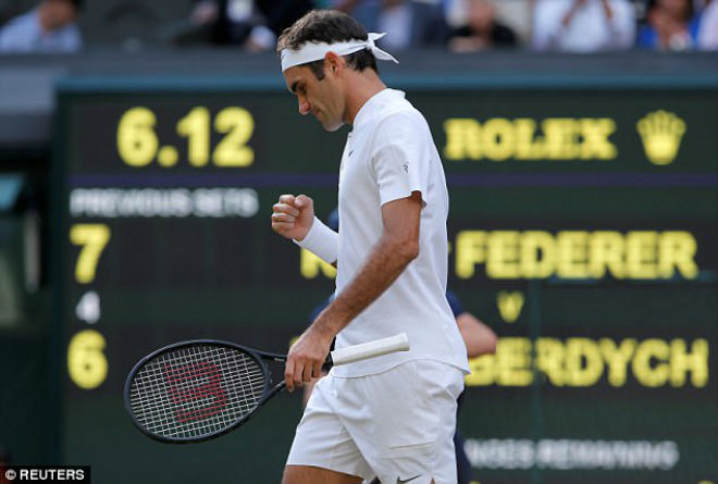 Clip hot Wimbledon: Federer hóa &#34;siêu nhân&#34;, Berdych khóc thầm - 1