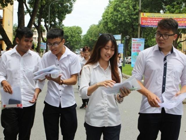 Ngưỡng điểm nhận hồ sơ đăng ký xét tuyển năm 2017 của Đại học Quốc gia Hà Nội