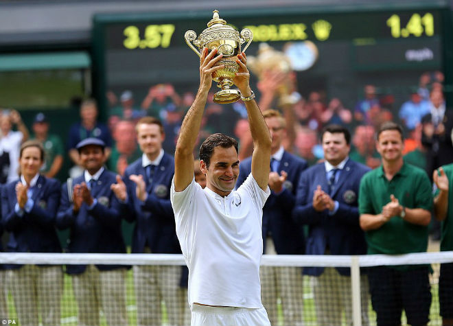 Wimbledon 2017: Federer rạng rỡ lên ngôi, Cilic khóc nức nở - 3