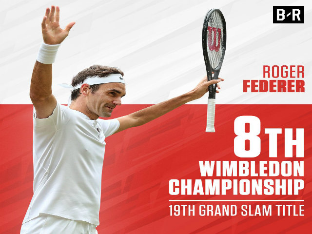 Federer vô địch Wimbledon: 