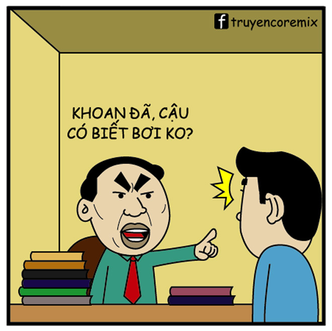 Truyện tranh: Đi làm thành phố phải biết... bơi - 2