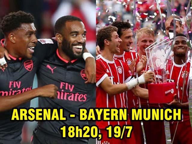 Arsenal – Bayern Munich: Lacazette so tài James
