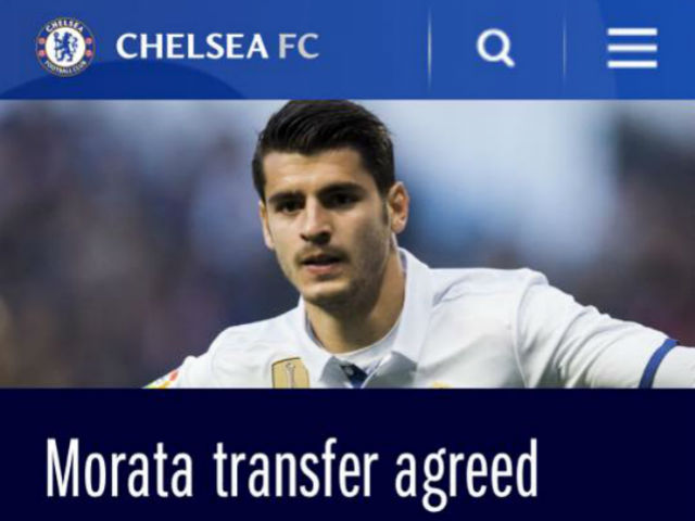 Chuyển nhượng Real 20/7: Morata về Chelsea 75 triệu bảng