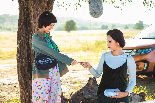 "Sếp nữ" Miu Lê nhí nhảnh bên Hoa hậu làng hài Việt - 3