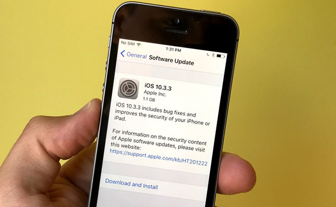 Hướng dẫn từng bước cài đặt iOS 10.3.3 qua iTunes hoặc OTA - 1