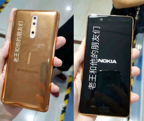 Bất ngờ xuất hiện phiên bản Nokia 8 màu vàng đồng - 1