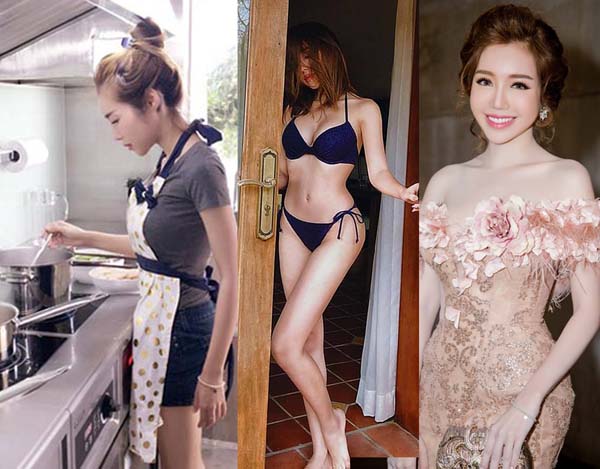 Mỹ nhân và hot girl Việt ở nhà khác &#34;một trời một vực&#34; với lên hình - 2