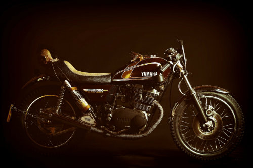 Hú vía Yamaha XS500 bản độ “thây ma” - 2