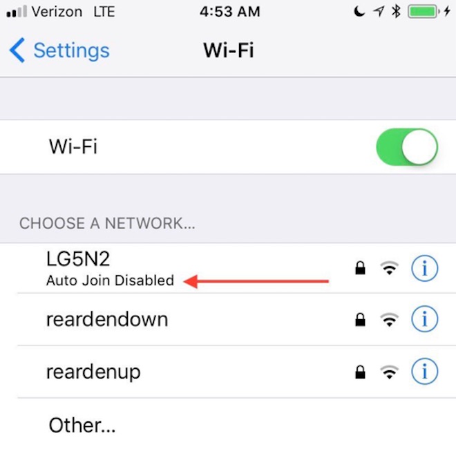 iOS 11 ngăn iPhone nối mạng Wi-Fi yếu - 1